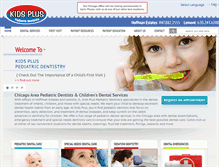 Tablet Screenshot of kidspluspediatricdentistry.com